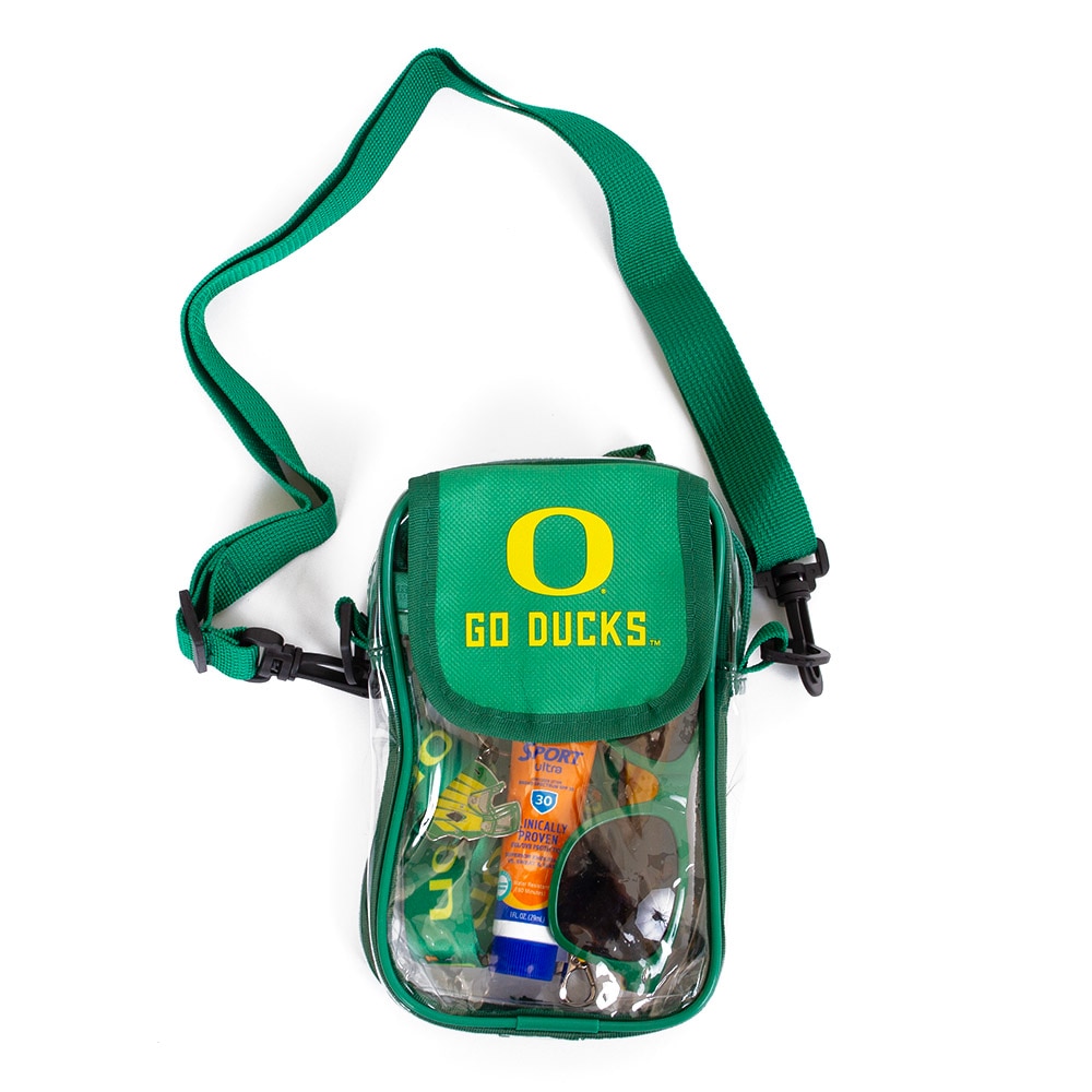 Classic Oregon O, Storm Duds, Green, Messenger, Accessories, Unisex, Football, Clear, Small, Cross Body, 2 compartment, Bag, 941283
